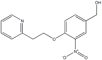 {3-nitro-4-[2-(pyridin-2-yl)ethoxy]phenyl}methanol 结构式