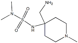 {4-[(dimethylsulfamoyl)amino]-1-methylpiperidin-4-yl}methanamine 结构式