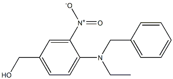 {4-[benzyl(ethyl)amino]-3-nitrophenyl}methanol 结构式