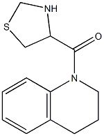 1-(1,3-thiazolidin-4-ylcarbonyl)-1,2,3,4-tetrahydroquinoline 结构式