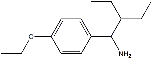 1-(1-amino-2-ethylbutyl)-4-ethoxybenzene 结构式