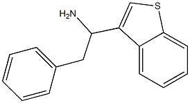 1-(1-benzothiophen-3-yl)-2-phenylethan-1-amine 结构式
