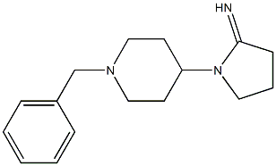 1-(1-benzylpiperidin-4-yl)pyrrolidin-2-imine 结构式