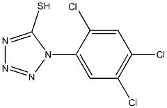 1-(2,4,5-trichlorophenyl)-1H-1,2,3,4-tetrazole-5-thiol 结构式
