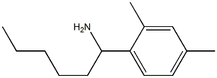 1-(2,4-dimethylphenyl)hexan-1-amine 结构式