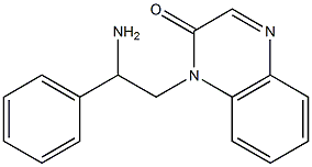 1-(2-amino-2-phenylethyl)-1,2-dihydroquinoxalin-2-one 结构式