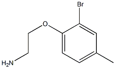 1-(2-aminoethoxy)-2-bromo-4-methylbenzene 结构式