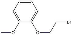 1-(2-bromoethoxy)-2-methoxybenzene 结构式