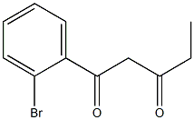 1-(2-bromophenyl)pentane-1,3-dione 结构式