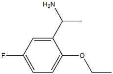1-(2-ethoxy-5-fluorophenyl)ethan-1-amine 结构式