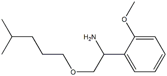 1-(2-methoxyphenyl)-2-[(4-methylpentyl)oxy]ethan-1-amine 结构式