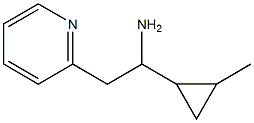 1-(2-methylcyclopropyl)-2-(pyridin-2-yl)ethan-1-amine 结构式