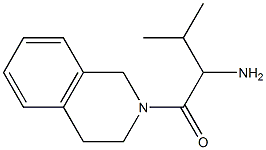 1-(3,4-dihydroisoquinolin-2(1H)-yl)-3-methyl-1-oxobutan-2-amine 结构式