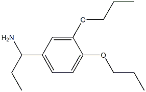 1-(3,4-dipropoxyphenyl)propan-1-amine 结构式