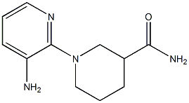 1-(3-aminopyridin-2-yl)piperidine-3-carboxamide 结构式