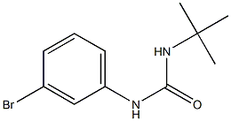 1-(3-bromophenyl)-3-tert-butylurea 结构式