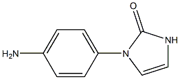 1-(4-aminophenyl)-1,3-dihydro-2H-imidazol-2-one 结构式