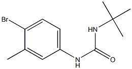 1-(4-bromo-3-methylphenyl)-3-tert-butylurea 结构式