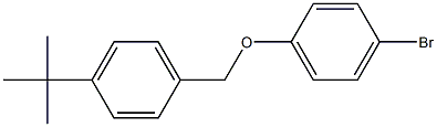 1-(4-bromophenoxymethyl)-4-tert-butylbenzene 结构式