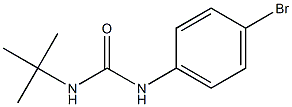 1-(4-bromophenyl)-3-tert-butylurea 结构式