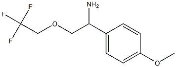 1-(4-methoxyphenyl)-2-(2,2,2-trifluoroethoxy)ethanamine 结构式