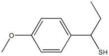 1-(4-methoxyphenyl)propane-1-thiol 结构式