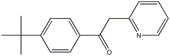 1-(4-tert-butylphenyl)-2-(pyridin-2-yl)ethan-1-one 结构式