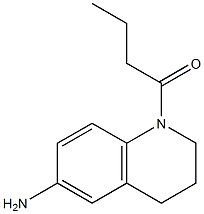 1-(6-amino-1,2,3,4-tetrahydroquinolin-1-yl)butan-1-one 结构式