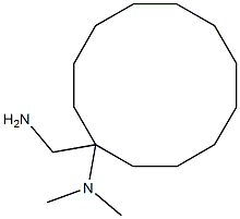 1-(aminomethyl)-N,N-dimethylcyclododecan-1-amine 结构式