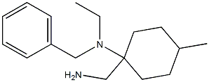 1-(aminomethyl)-N-benzyl-N-ethyl-4-methylcyclohexan-1-amine 结构式