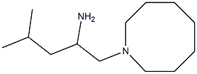 1-(azocan-1-yl)-4-methylpentan-2-amine 结构式