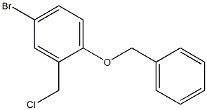 1-(benzyloxy)-4-bromo-2-(chloromethyl)benzene 结构式