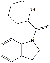 1-(piperidin-2-ylcarbonyl)-2,3-dihydro-1H-indole 结构式