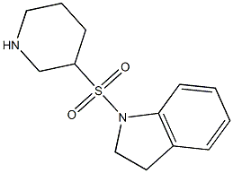 1-(piperidin-3-ylsulfonyl)indoline 结构式