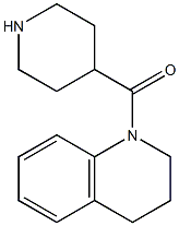 1-(piperidin-4-ylcarbonyl)-1,2,3,4-tetrahydroquinoline 结构式