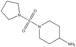 1-(pyrrolidine-1-sulfonyl)piperidin-4-amine 结构式