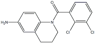 1-[(2,3-dichlorophenyl)carbonyl]-1,2,3,4-tetrahydroquinolin-6-amine 结构式