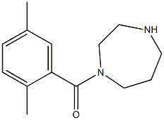 1-[(2,5-dimethylphenyl)carbonyl]-1,4-diazepane 结构式