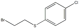 1-[(2-bromoethyl)thio]-4-chlorobenzene 结构式