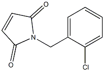 1-[(2-chlorophenyl)methyl]-2,5-dihydro-1H-pyrrole-2,5-dione 结构式