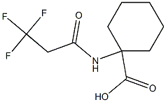 1-[(3,3,3-trifluoropropanoyl)amino]cyclohexanecarboxylic acid 结构式