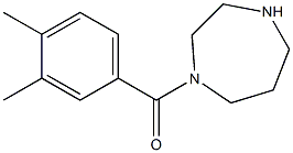 1-[(3,4-dimethylphenyl)carbonyl]-1,4-diazepane 结构式