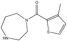 1-[(3-methylthien-2-yl)carbonyl]-1,4-diazepane 结构式