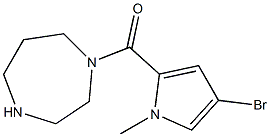 1-[(4-bromo-1-methyl-1H-pyrrol-2-yl)carbonyl]-1,4-diazepane 结构式