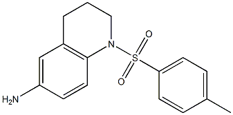 1-[(4-methylbenzene)sulfonyl]-1,2,3,4-tetrahydroquinolin-6-amine 结构式