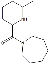 1-[(6-methylpiperidin-2-yl)carbonyl]azepane 结构式