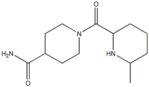 1-[(6-methylpiperidin-2-yl)carbonyl]piperidine-4-carboxamide 结构式