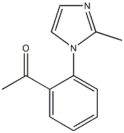1-[2-(2-methyl-1H-imidazol-1-yl)phenyl]ethan-1-one 结构式