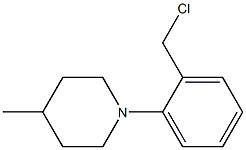 1-[2-(chloromethyl)phenyl]-4-methylpiperidine 结构式