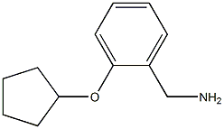 1-[2-(cyclopentyloxy)phenyl]methanamine 结构式